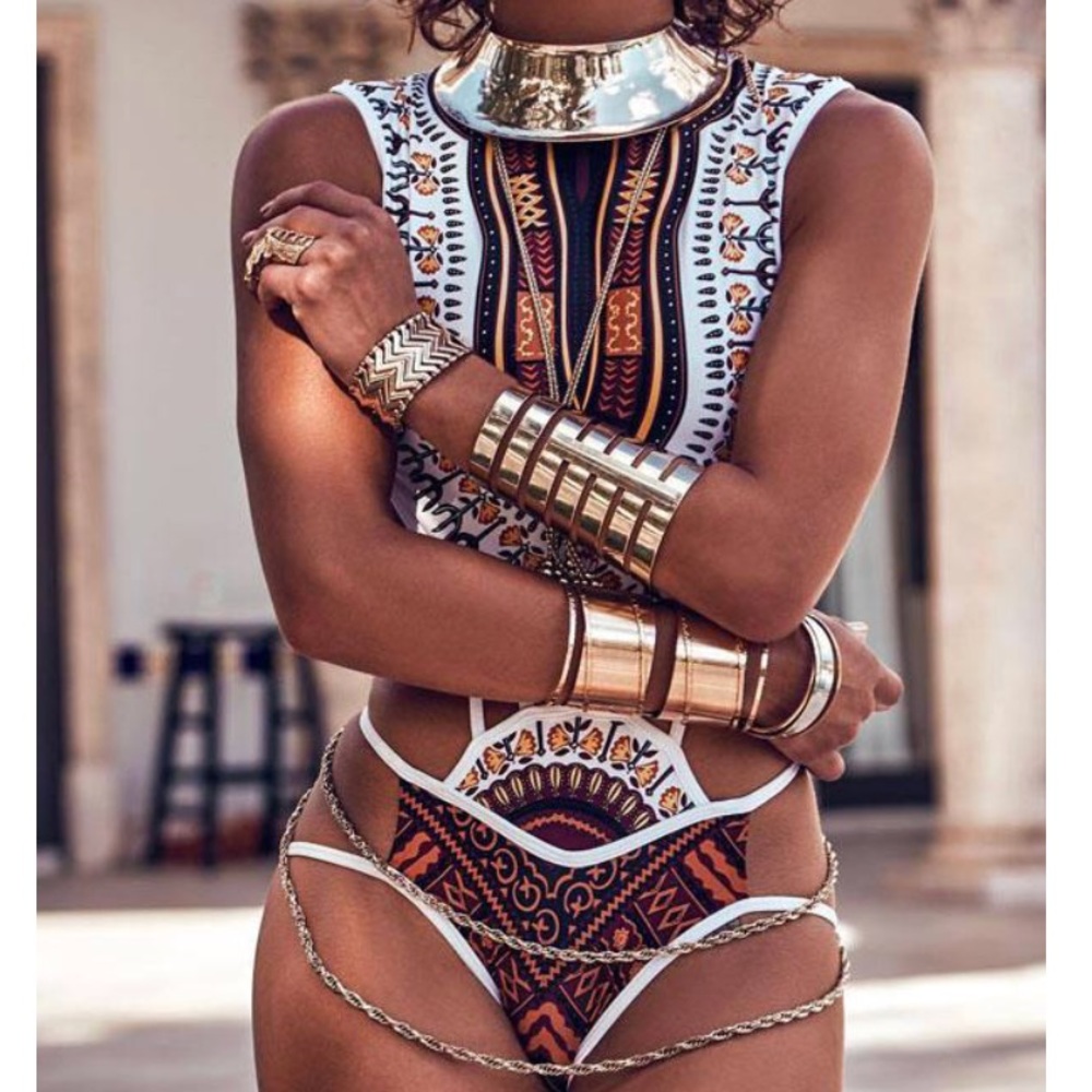 Tribal bathing suit